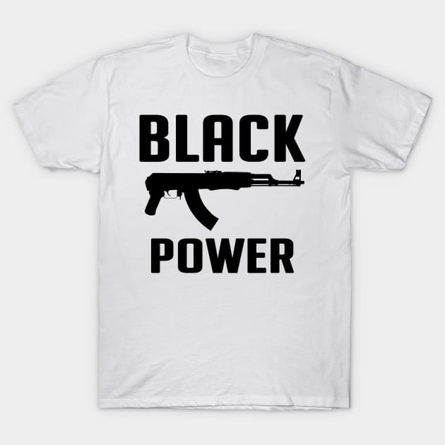 Cool Black Power AK47, Black Lives Matter, Black Historie T-Shirt by Jakavonis